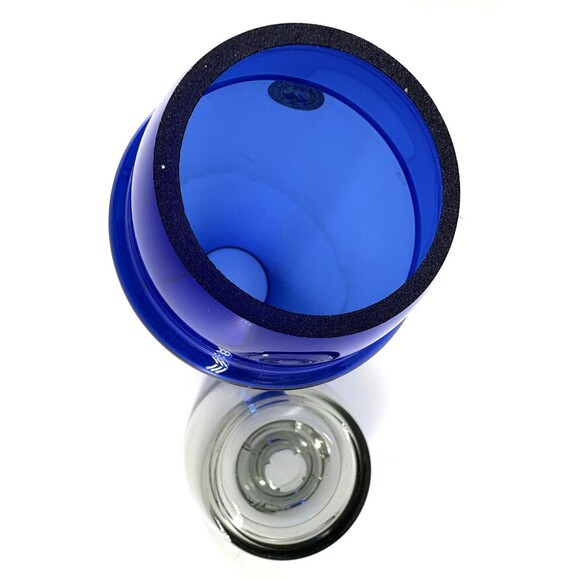 Per Lütken for Holmegaard Glass Hurricanes Blue Danish Modern - 7.75" - Picture 7 of 7